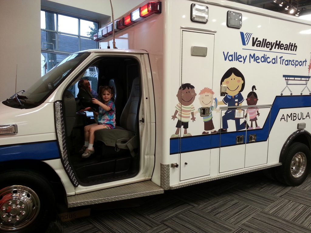 ambulance driving Shenandoah Valley Discovery Museum